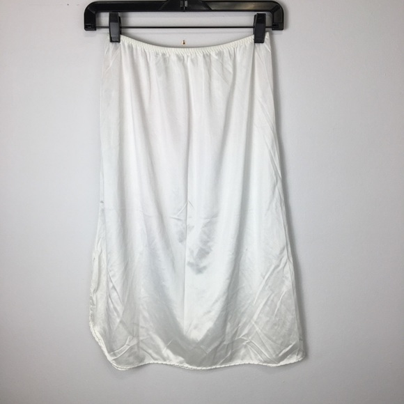 Vintage Other - Vintage FRENCH MAID Half Slip white slit